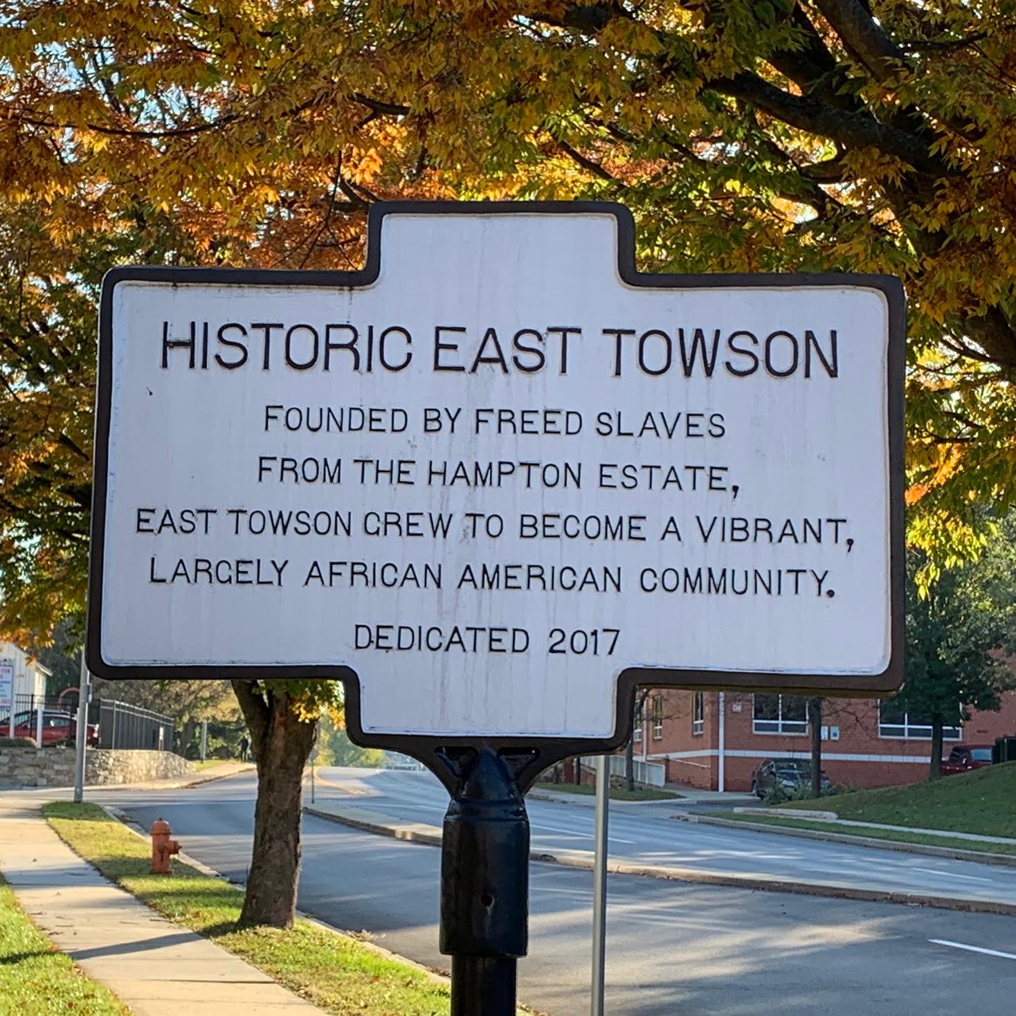 Historic East Towson, a community eroded